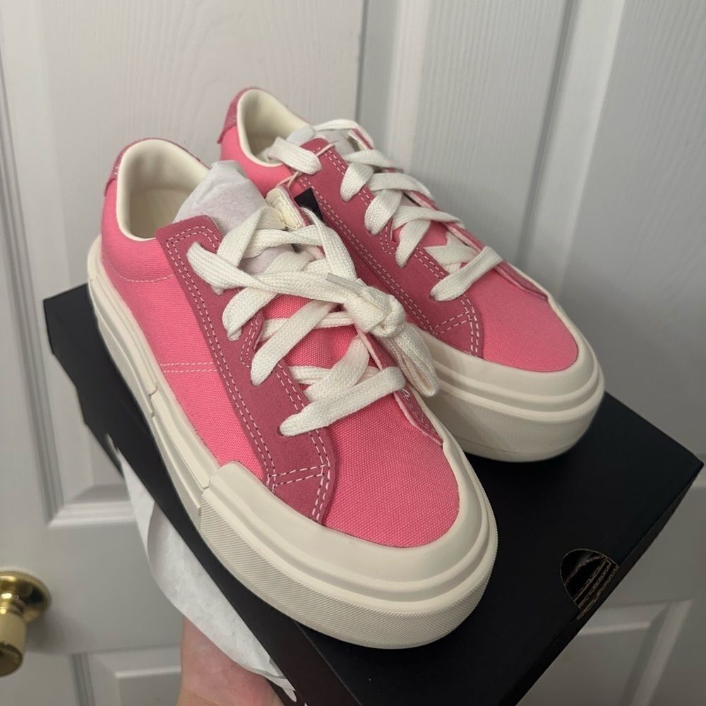 Converse WMNS CTAS CRUISE OX PINK/WHITE/EGRET A10440C Platforms Sneakers